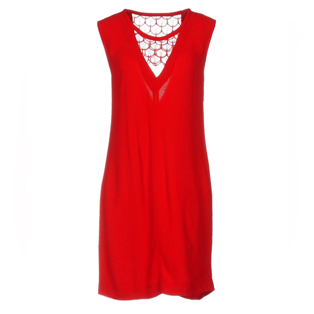 Sandro Red Lace Dress - NWT